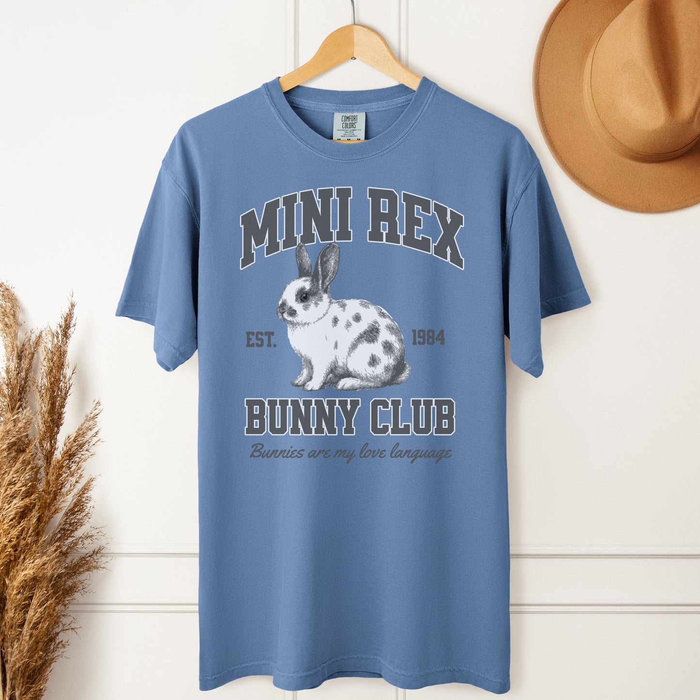Mini Rex Bunny Club Unisex Garment - dyed Heavyweight T-Shirt - Chester & Co.
