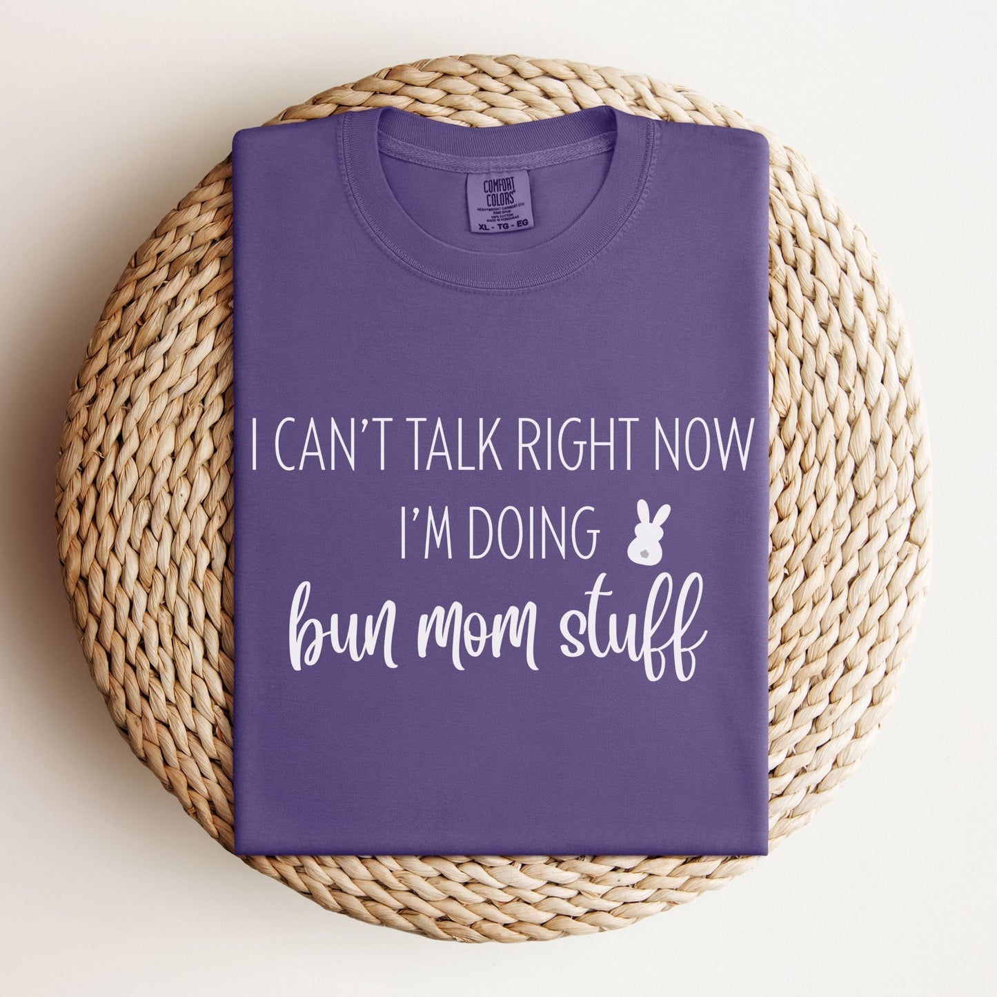Doing Bun Mom Stuff Unisex Garment - dyed Heavyweight T-Shirt - Chester & Co.