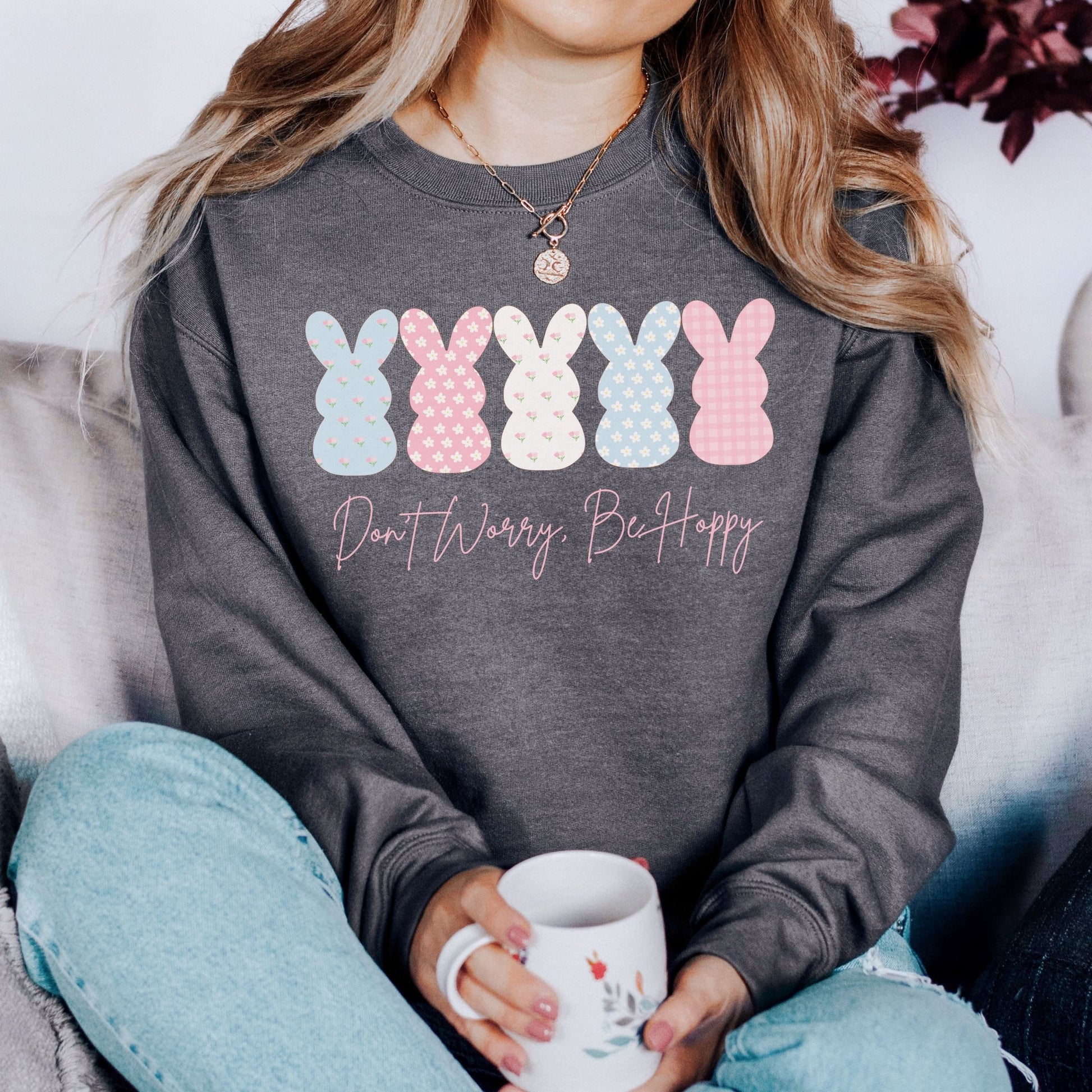 Don't Worry, Be Hoppy Unisex Sweatshirt - Chester & Co.