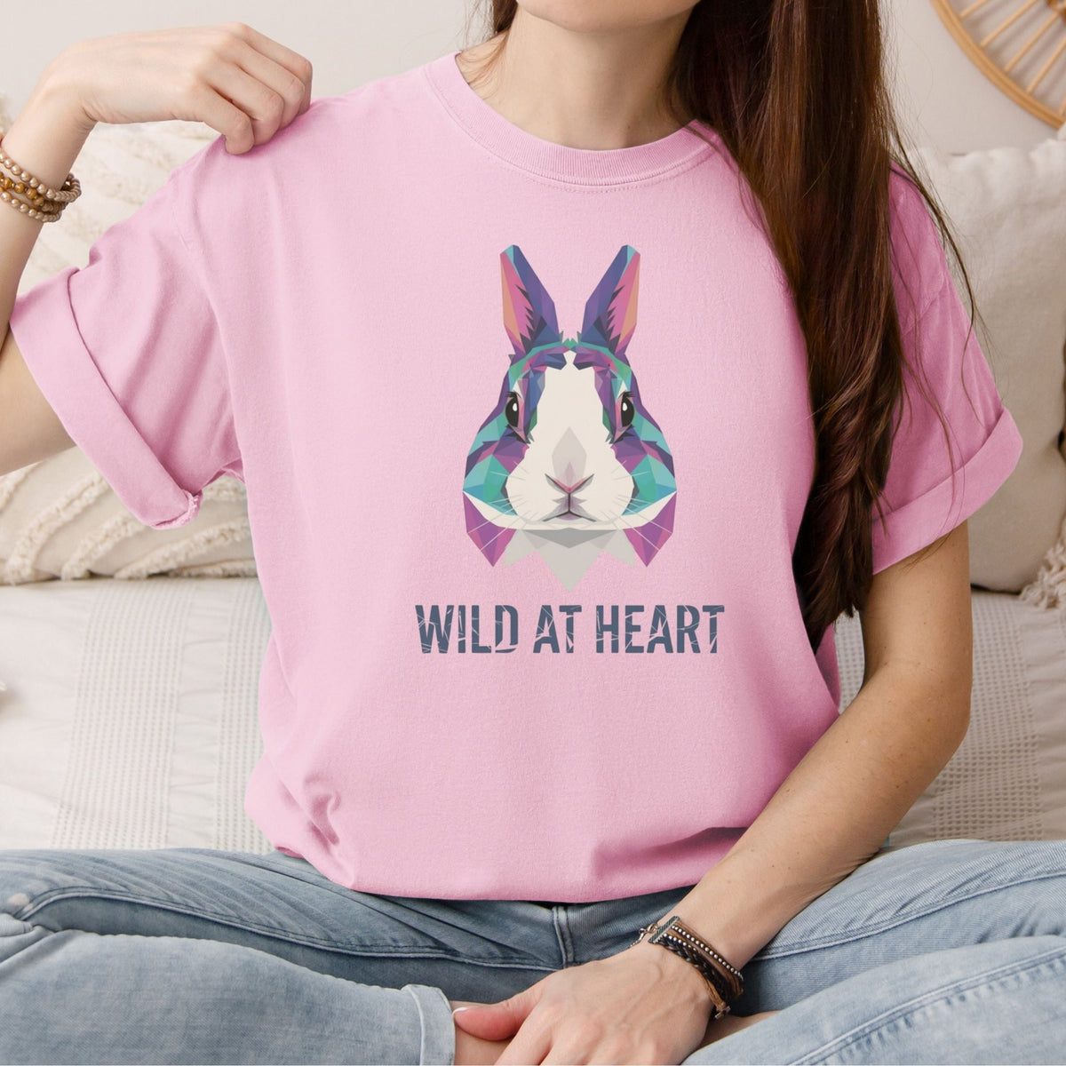 Wild at Heart Garment - dyed Heavyweight T-Shirt - Chester & Co.