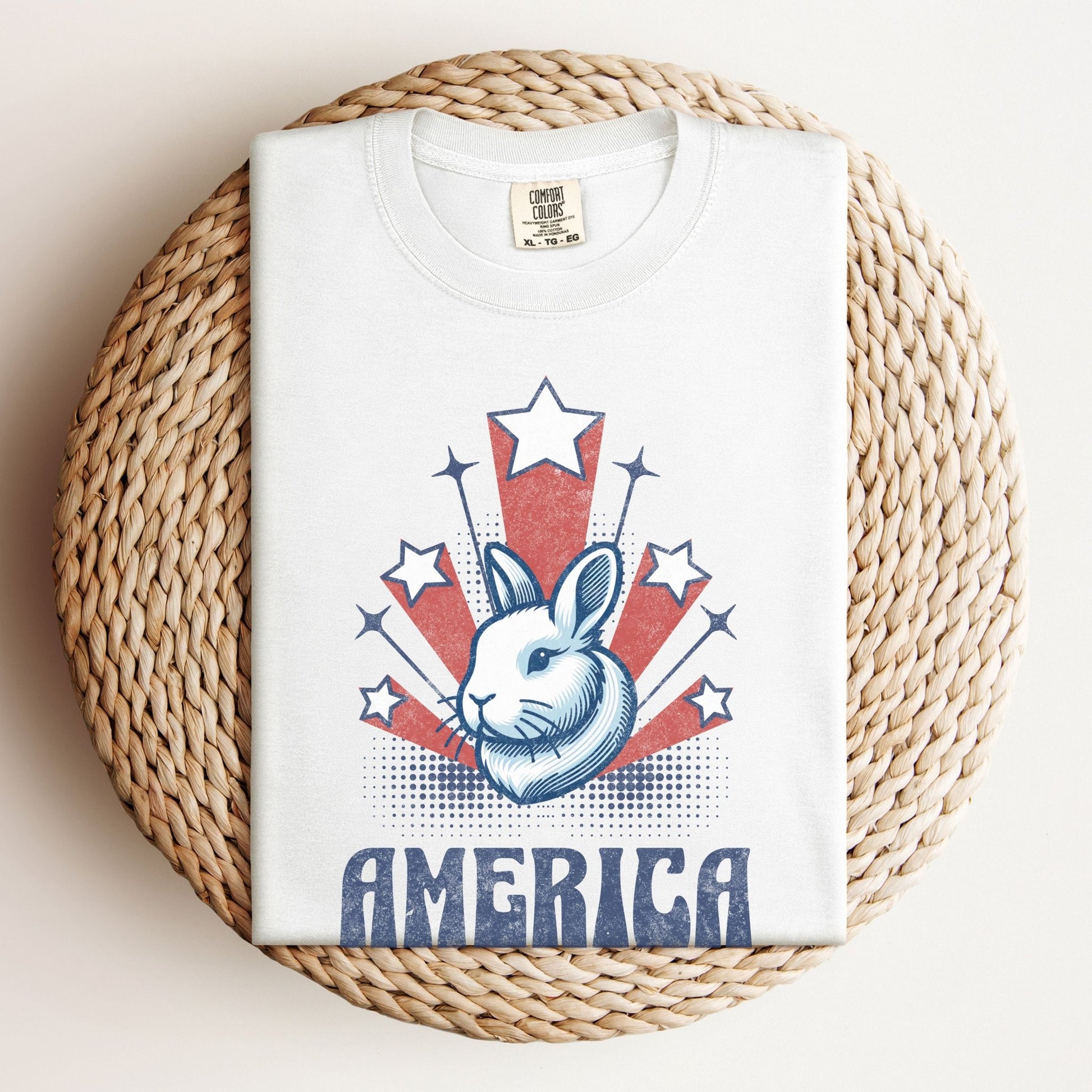 American Bunny Unisex Garment - dyed Heavyweight T-Shirt - Chester & Co.