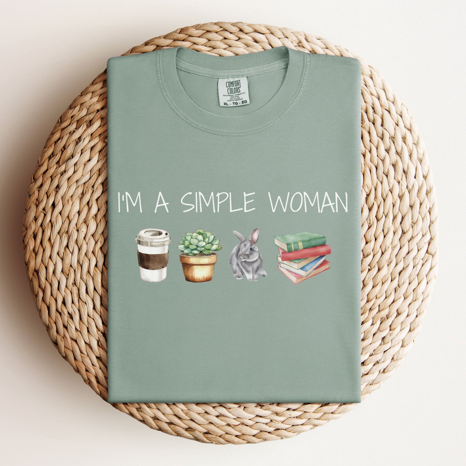 Simple Woman Unisex Garment - dyed Heavyweight T-Shirt - Chester & Co.