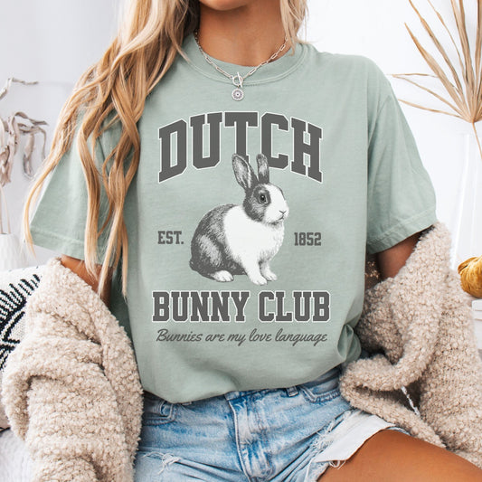 Dutch Bunny Club Unisex Garment - dyed Heavyweight T-Shirt - Chester & Co.