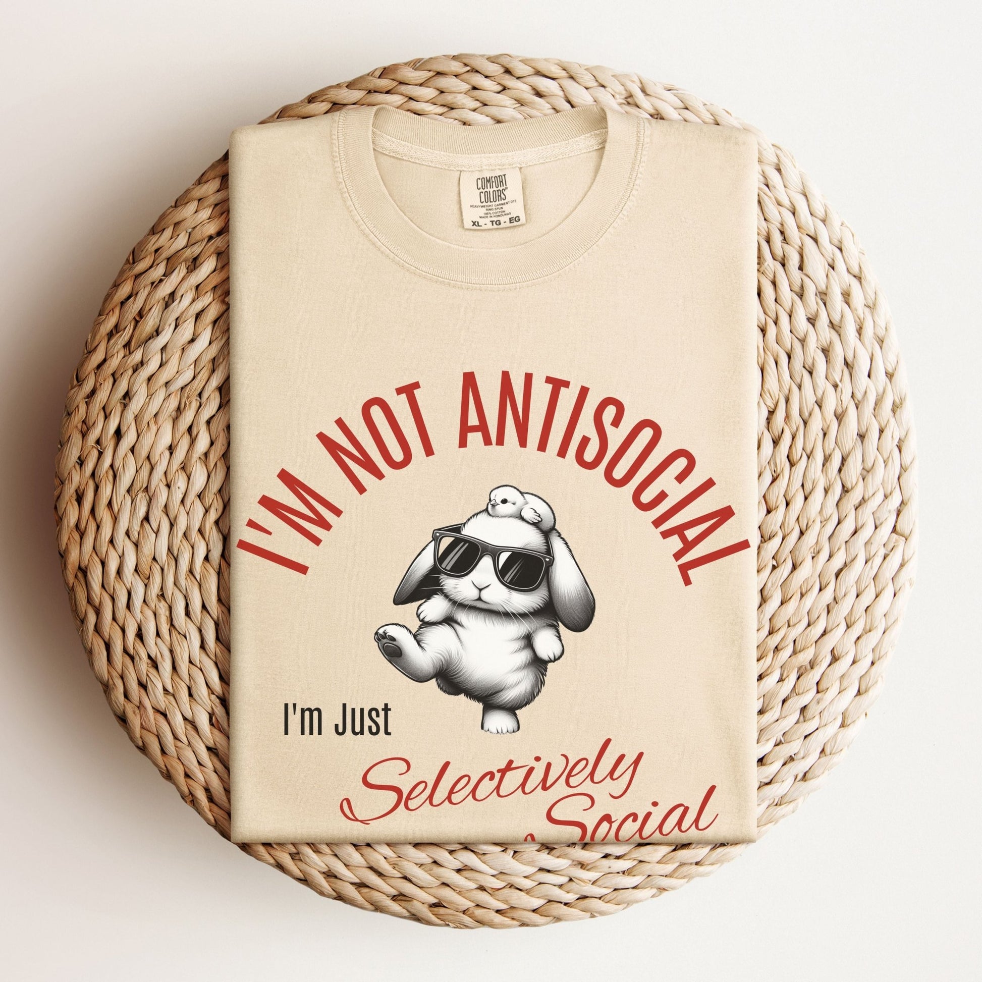 Selectively Social Unisex Garment - dyed Heavyweight T-Shirt - Chester & Co.