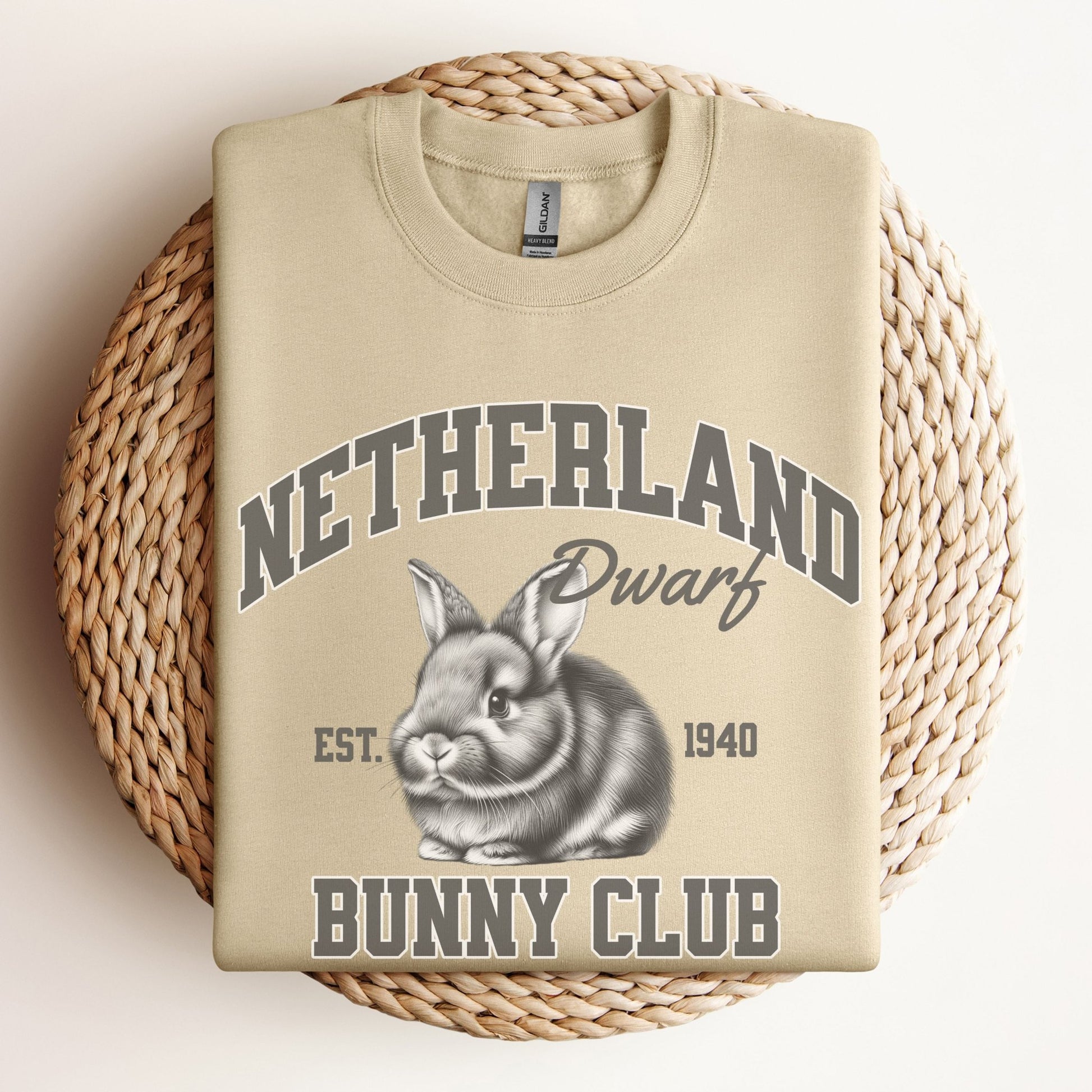 Netherland Dwarf Bunny Club Unisex Sweatshirt - Chester & Co.
