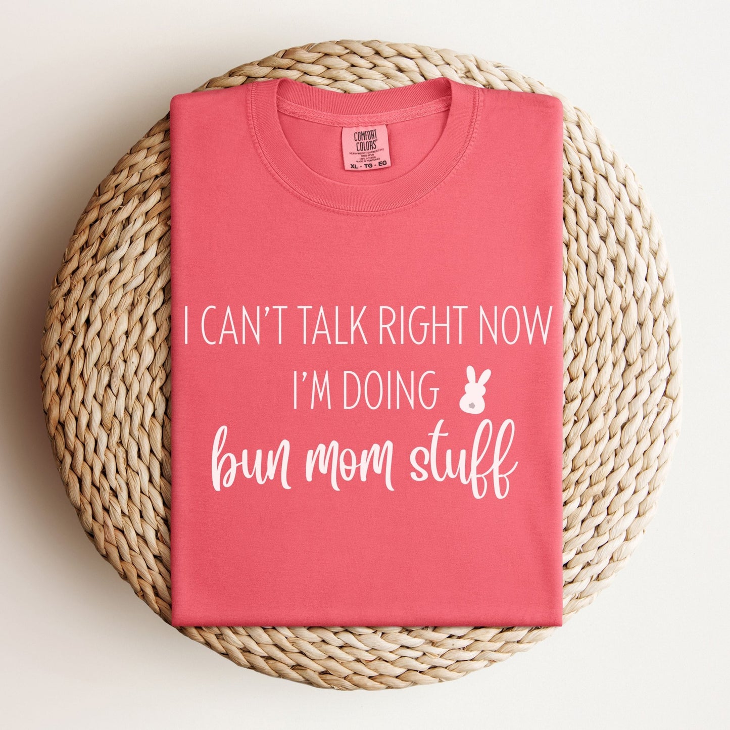 Doing Bun Mom Stuff Unisex Garment - dyed Heavyweight T-Shirt - Chester & Co.