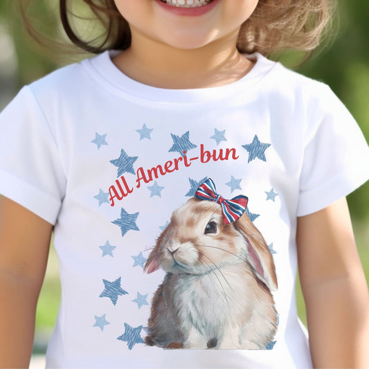 All Ameri - bun Toddler Short Sleeve Tee - Chester & Co.