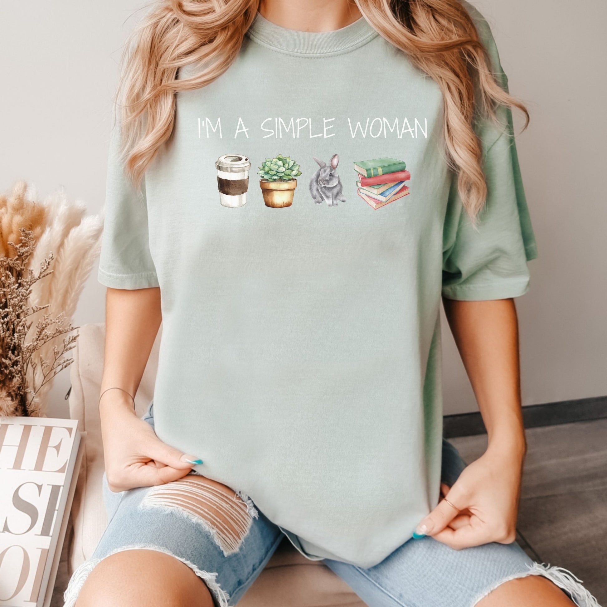 Simple Woman Unisex Garment - dyed Heavyweight T-Shirt - Chester & Co.