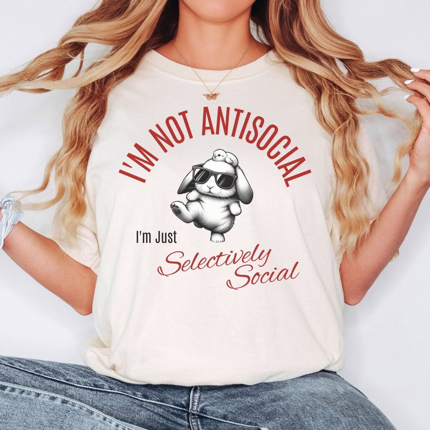 Selectively Social Unisex Garment - dyed Heavyweight T-Shirt - Chester & Co.