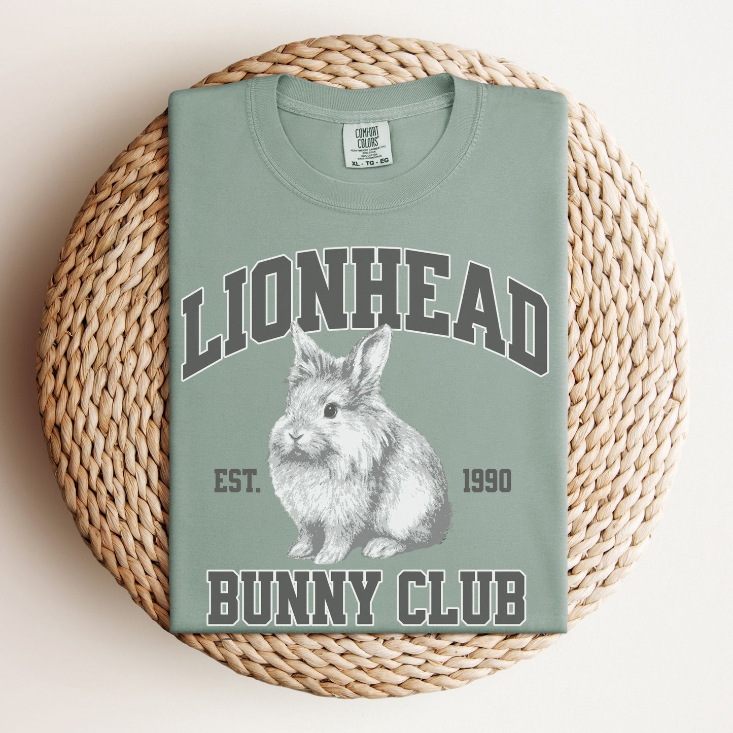 Lionhead Bunny Club Unisex Garment - dyed Heavyweight T-Shirt - Chester & Co.