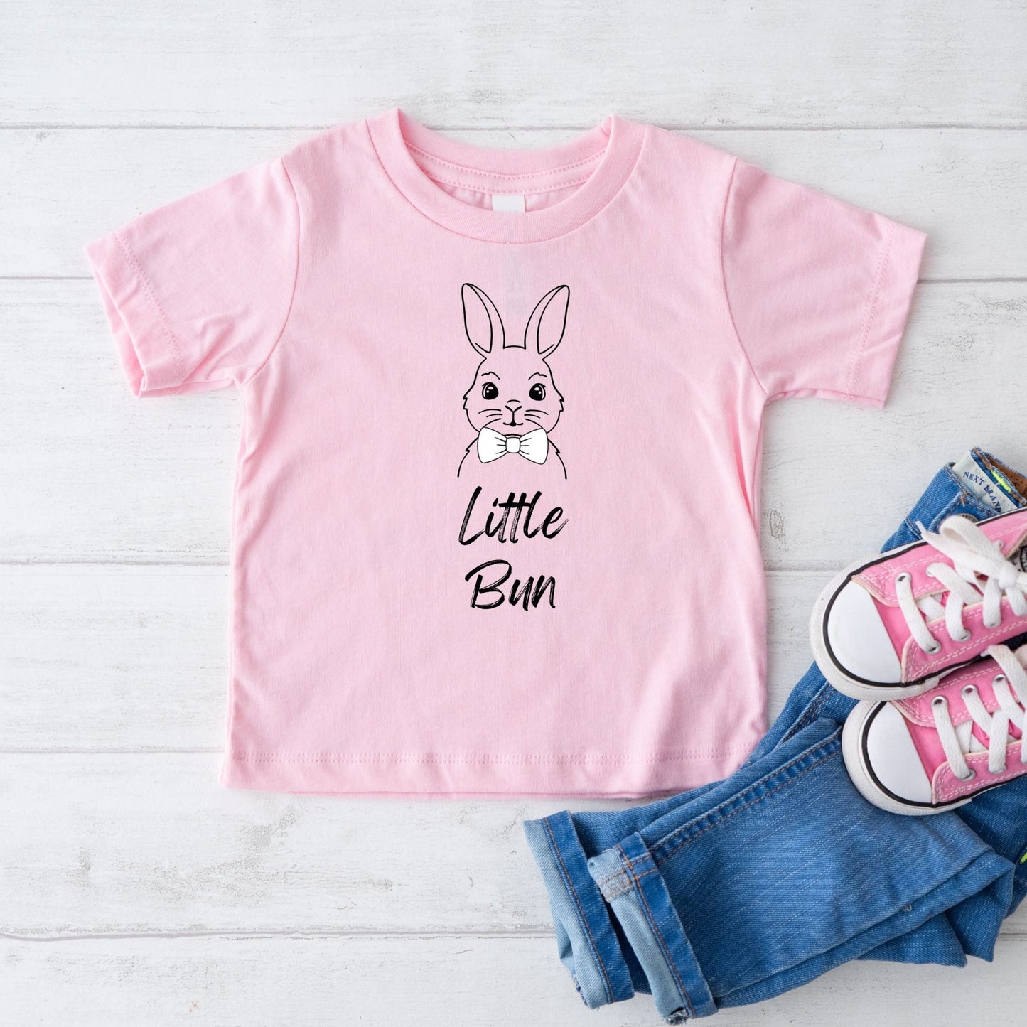 Little Bun Bowtie Baby Jersey Short Sleeve Tee - Chester & Co.
