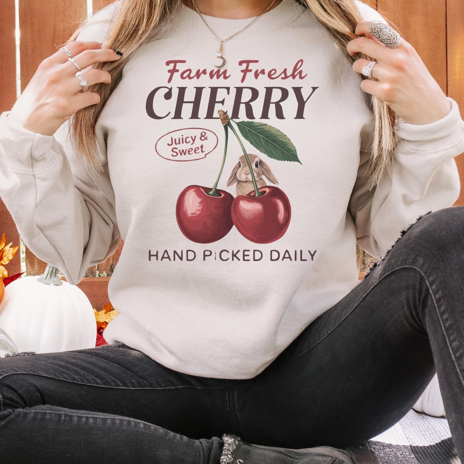 Farm Fresh Cherry Unisex Sweatshirt - Chester & Co.