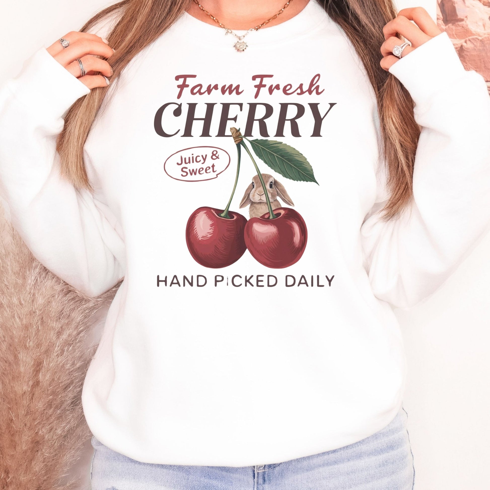 Farm Fresh Cherry Unisex Sweatshirt - Chester & Co.