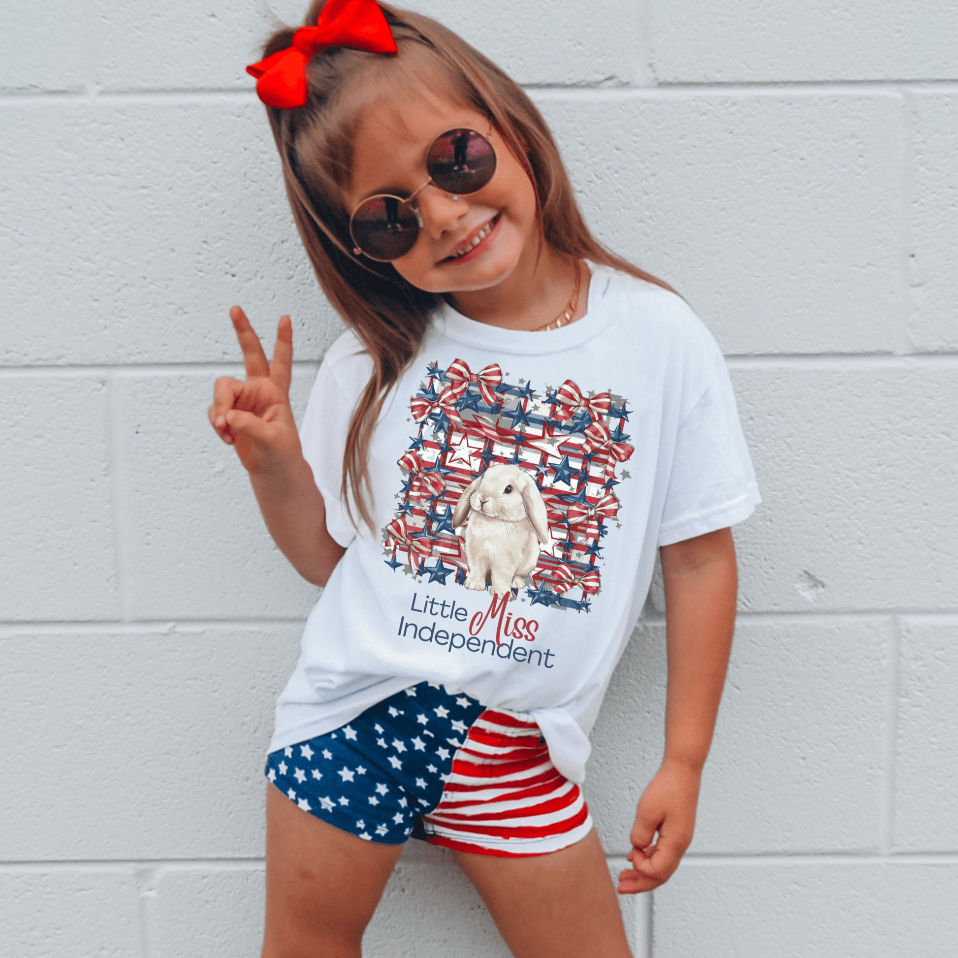 Little Miss Independent Toddler Short Sleeve Tee - Chester & Co.