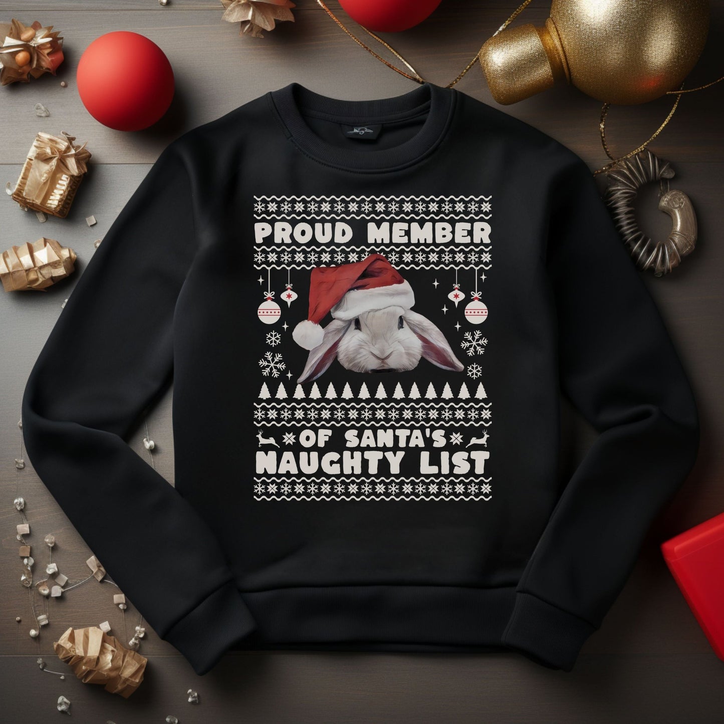 Member of Santa's Naughty List Youth Crewneck Sweatshirt - Chester & Co.
