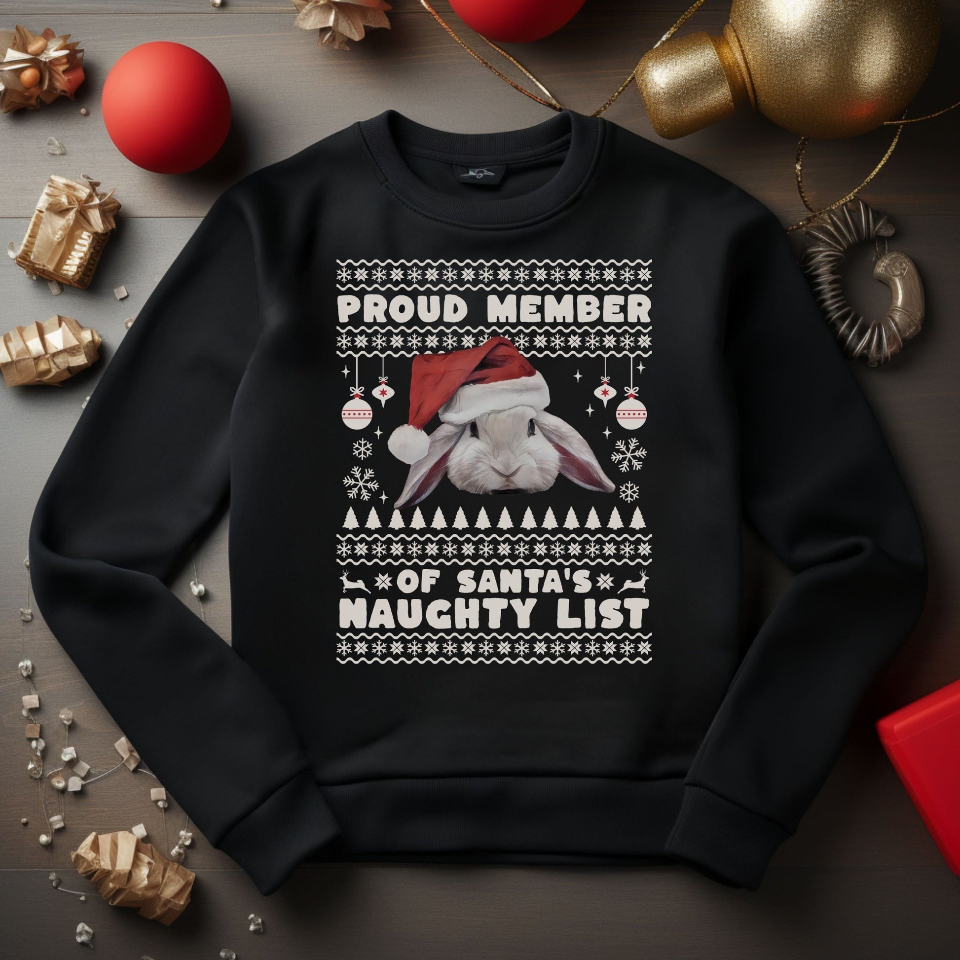 Member of Santa's Naughty List Youth Crewneck Sweatshirt - Chester & Co.