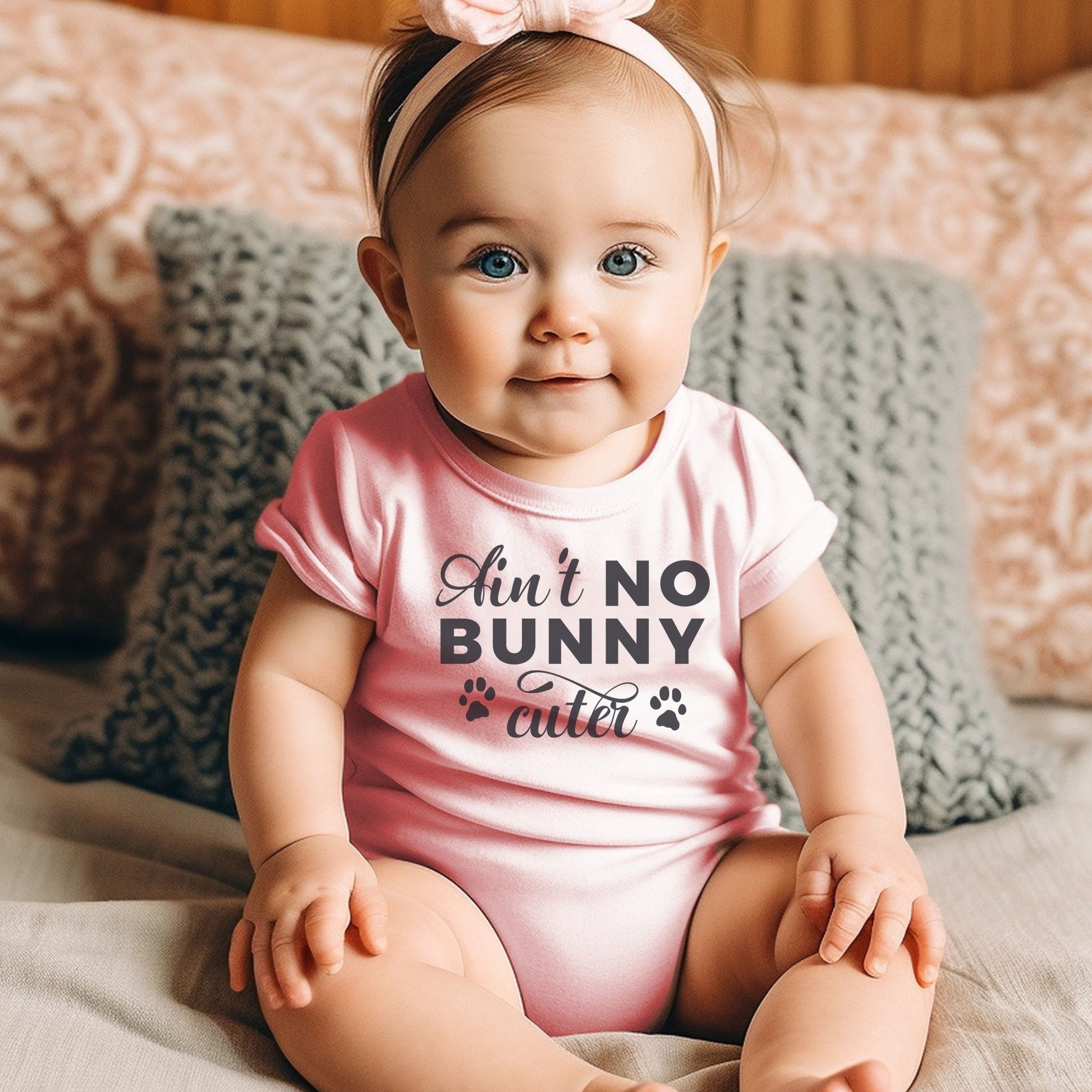 Ain't No Bunny Cuter Baby Short Sleeve One Piece - Chester & Co.