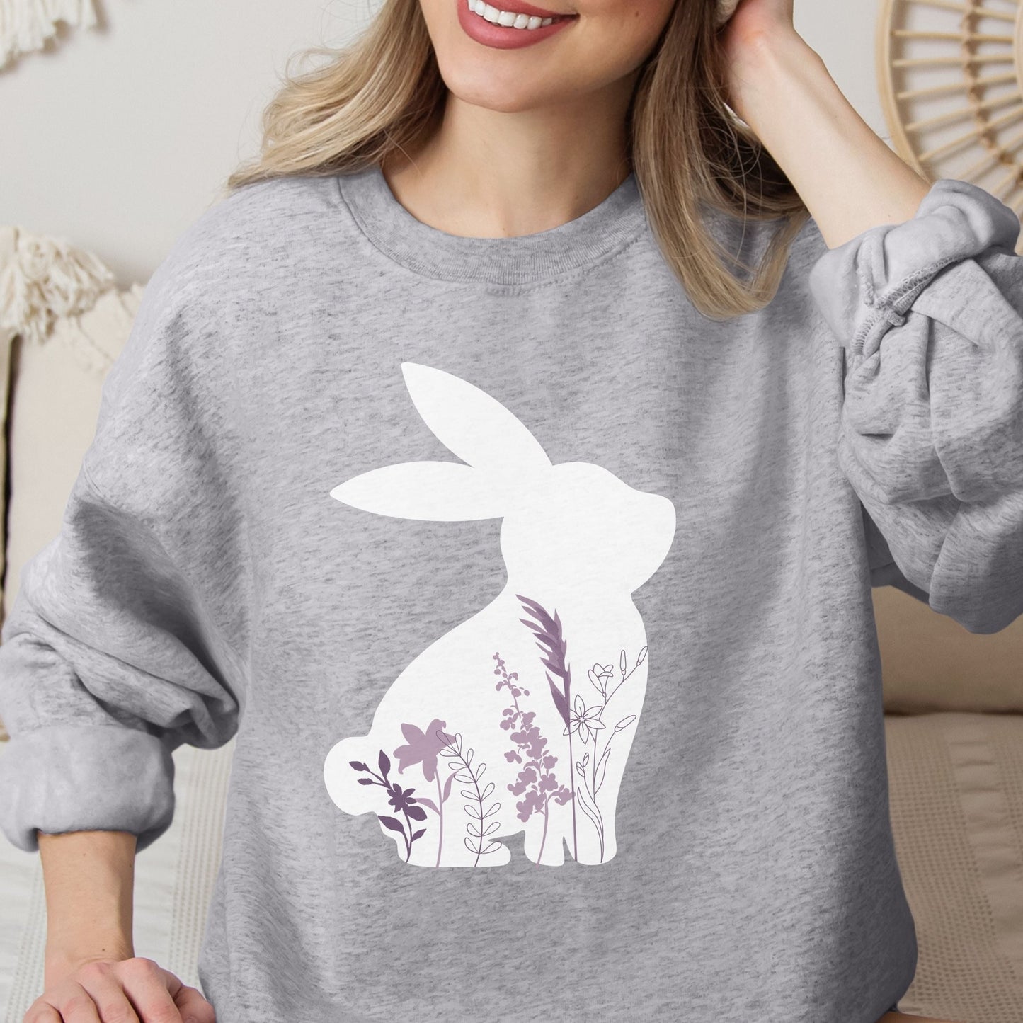 Bunny Silhouette Unisex Sweatshirt - Chester & Co.