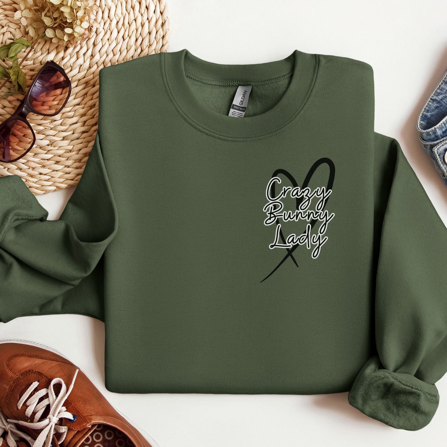 Crazy Bunny Lady Unisex Sweatshirt - Chester & Co.