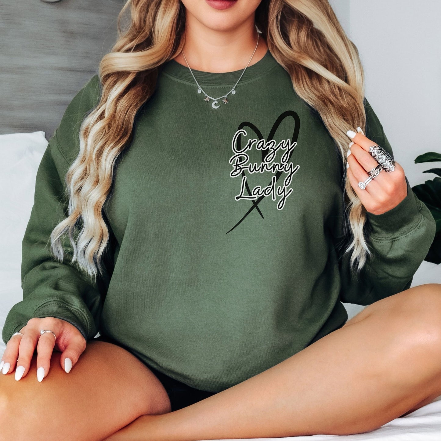Crazy Bunny Lady Unisex Sweatshirt - Chester & Co.
