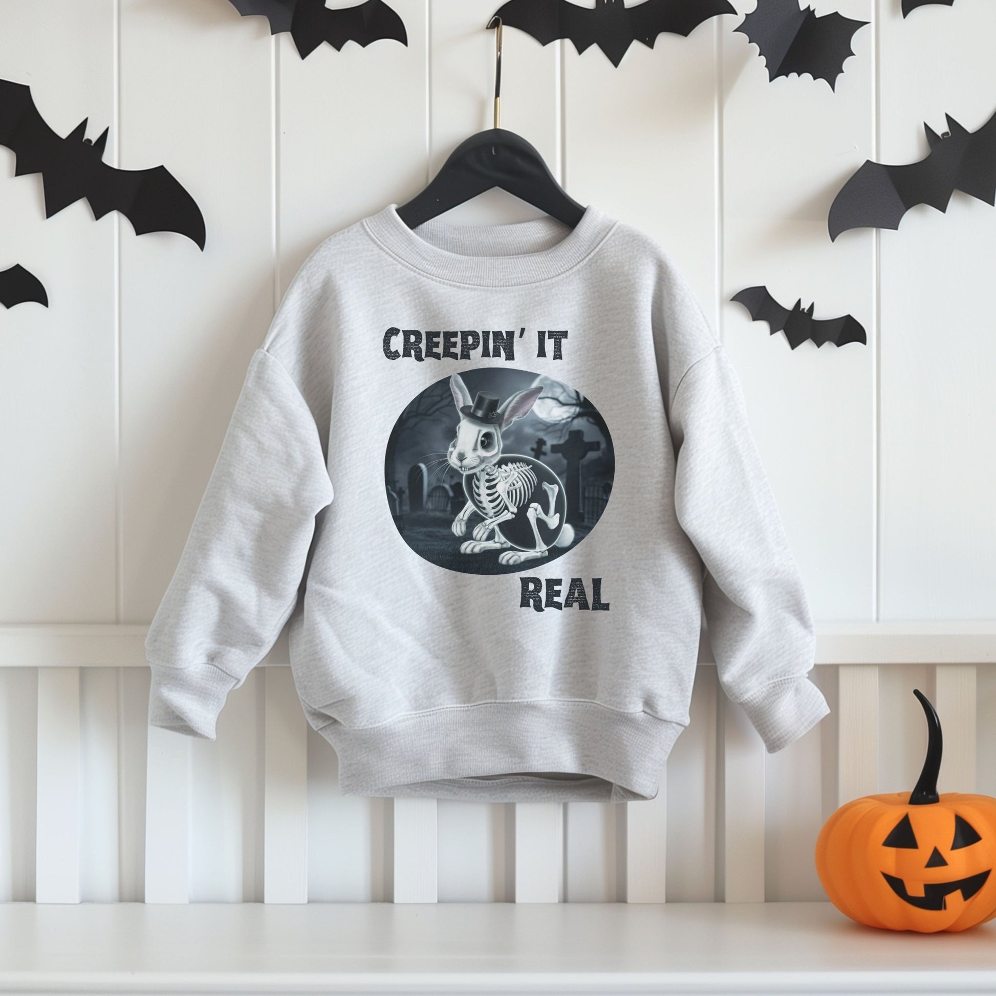 Creepin' It Real Youth Crewneck Sweatshirt - Chester & Co.