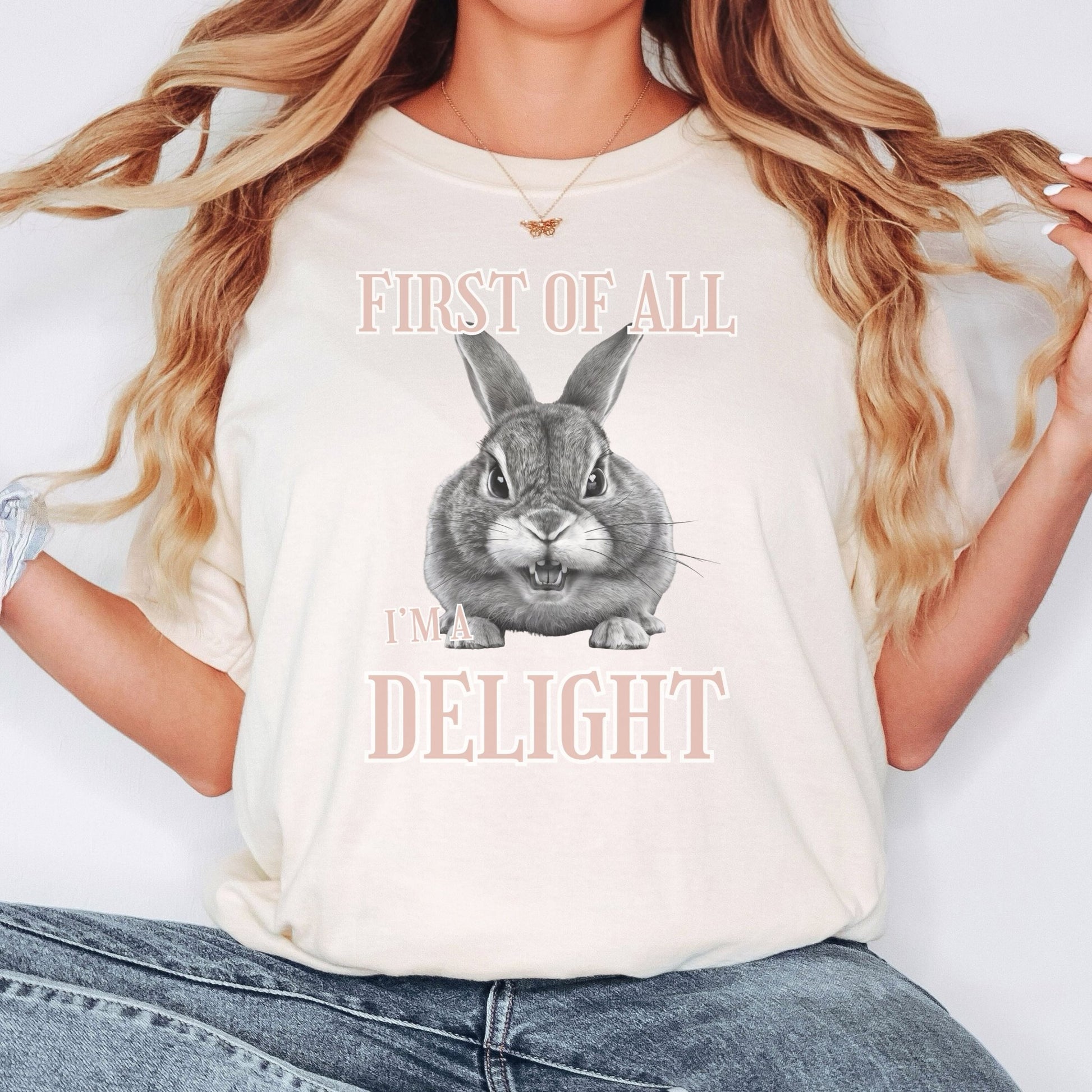 First of All, I'm a Delight Unisex Garment - dyed Heavyweight T-Shirt - Chester & Co.