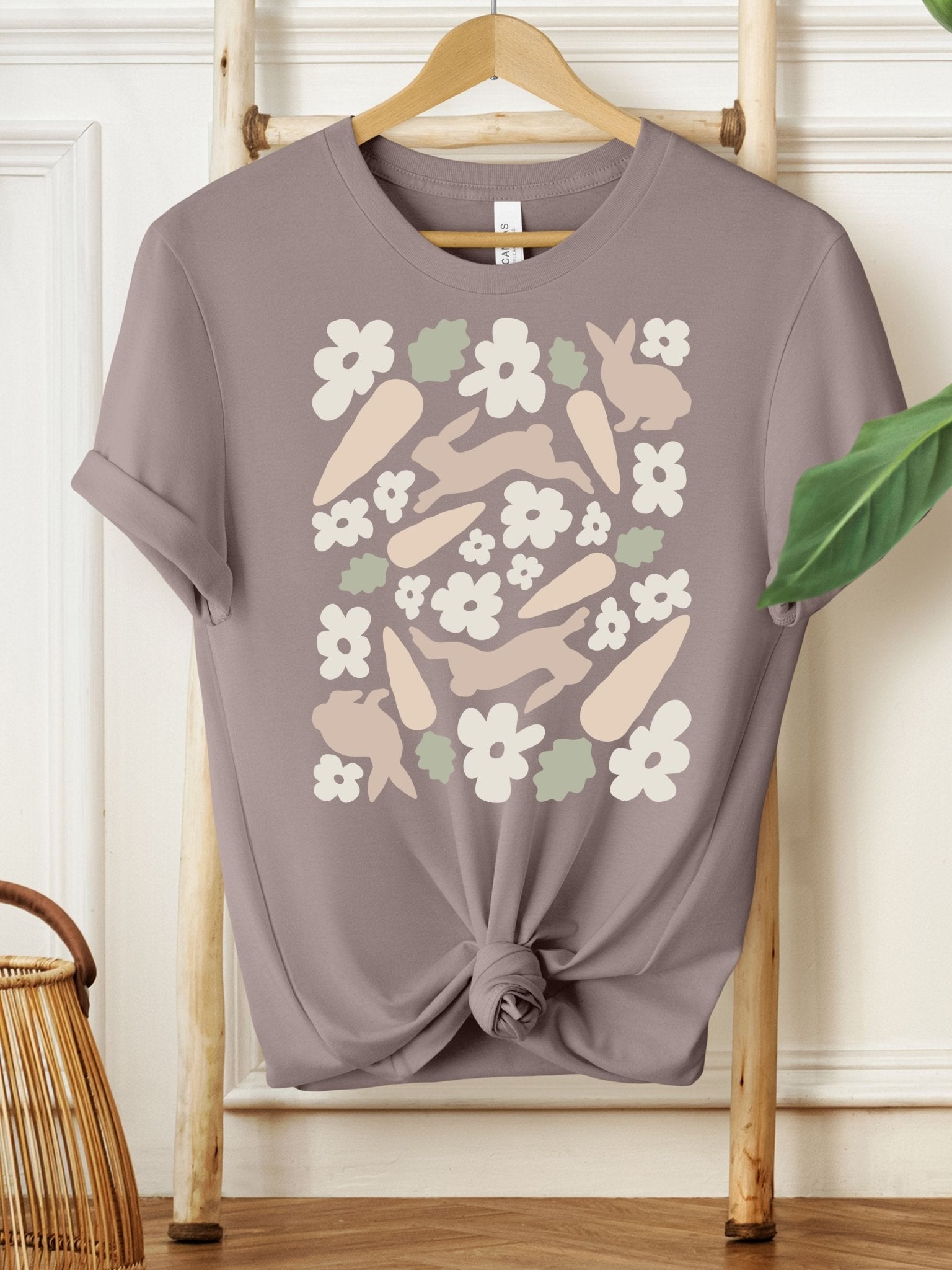 Floral Motif Unisex T-Shirt - Chester & Co.