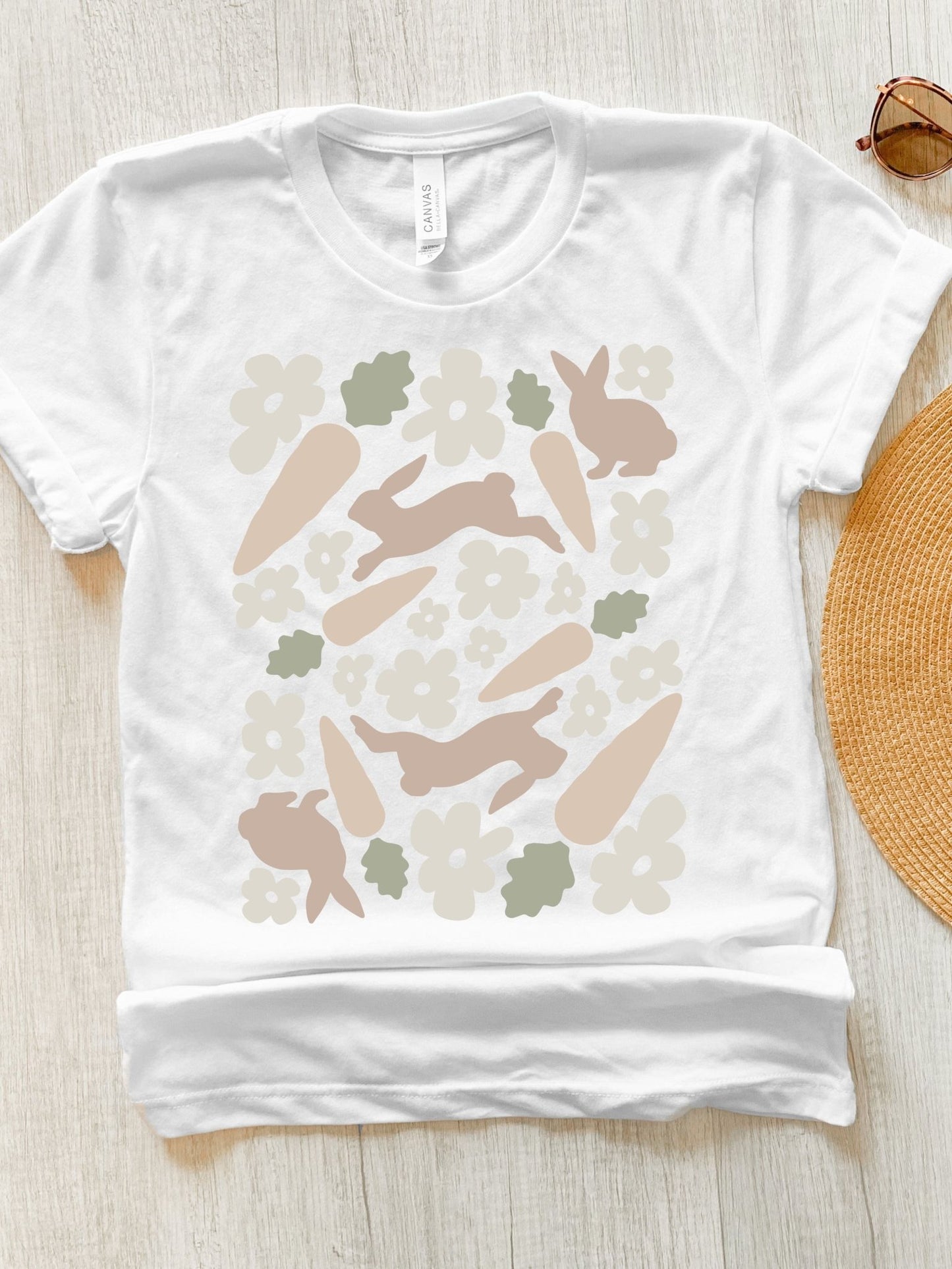 Floral Motif Unisex T-Shirt - Chester & Co.
