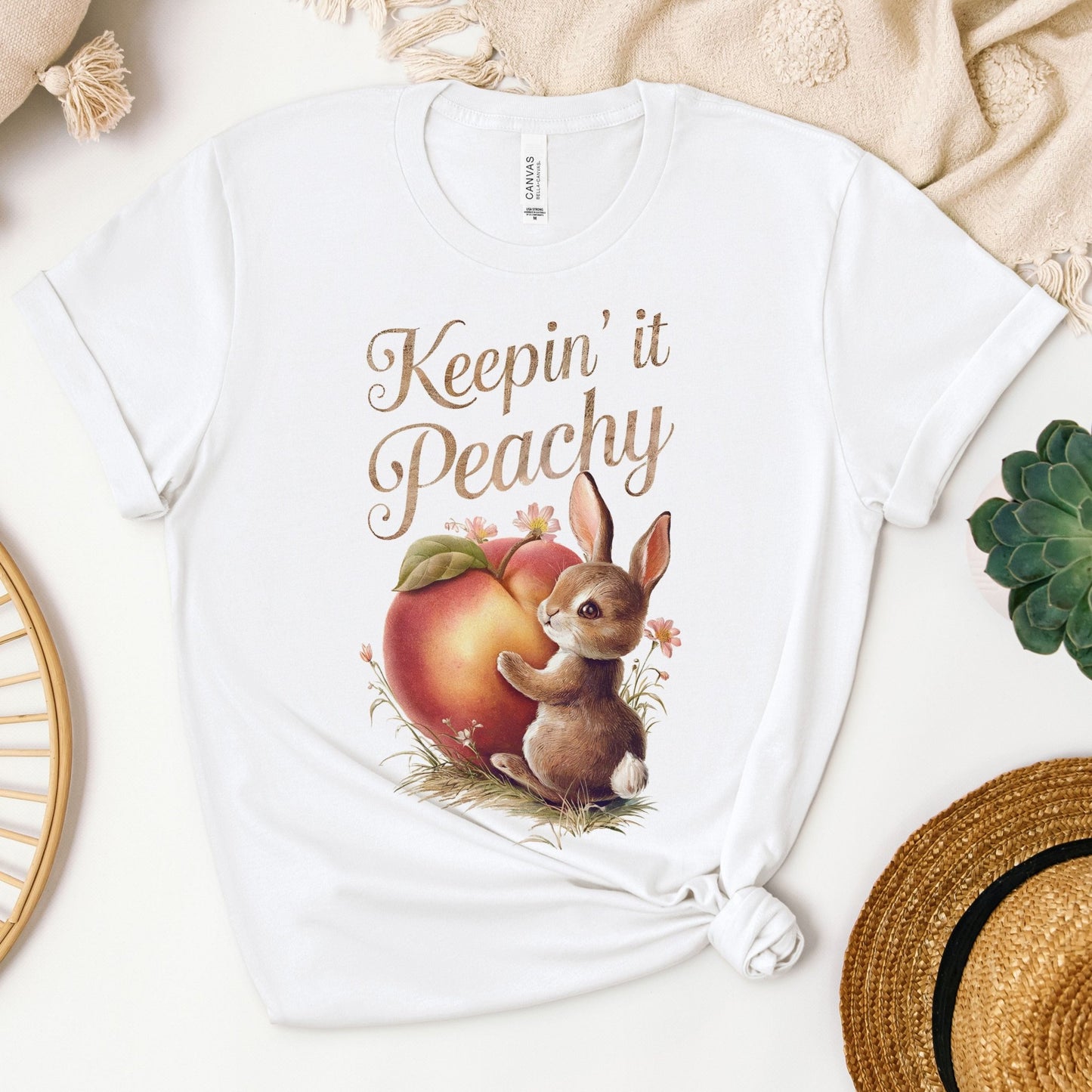 Keepin' It Peachy Unisex T-Shirt - Chester & Co.