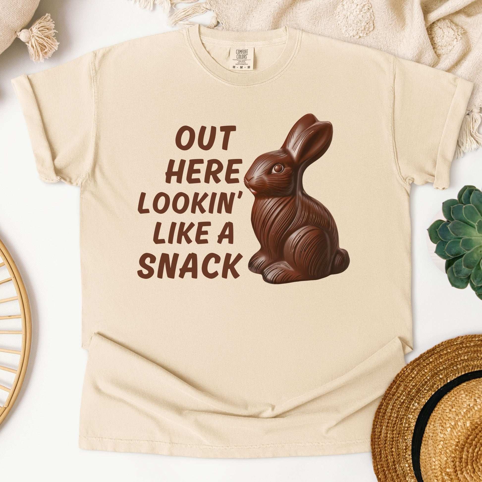 Lookin' Like A Snack Unisex Garment - dyed Heavyweight T-Shirt - Chester & Co.