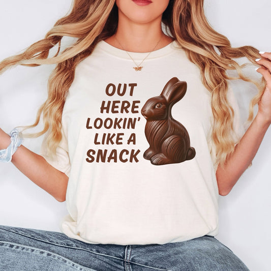 Lookin' Like A Snack Unisex Garment - dyed Heavyweight T-Shirt - Chester & Co.