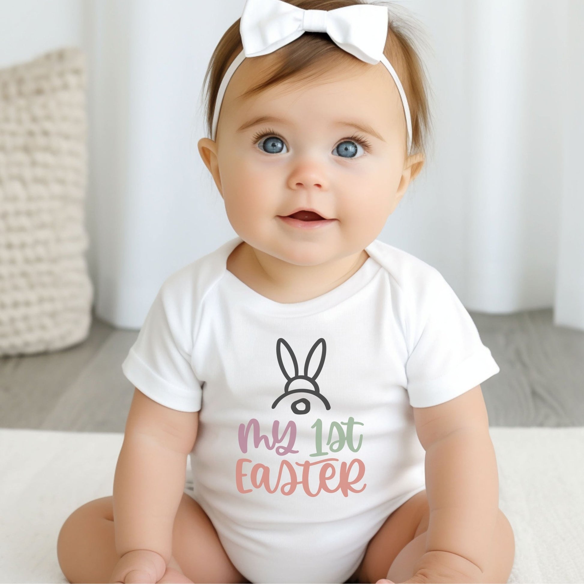 My First Easter Baby Short Sleeve One Piece - Chester & Co.