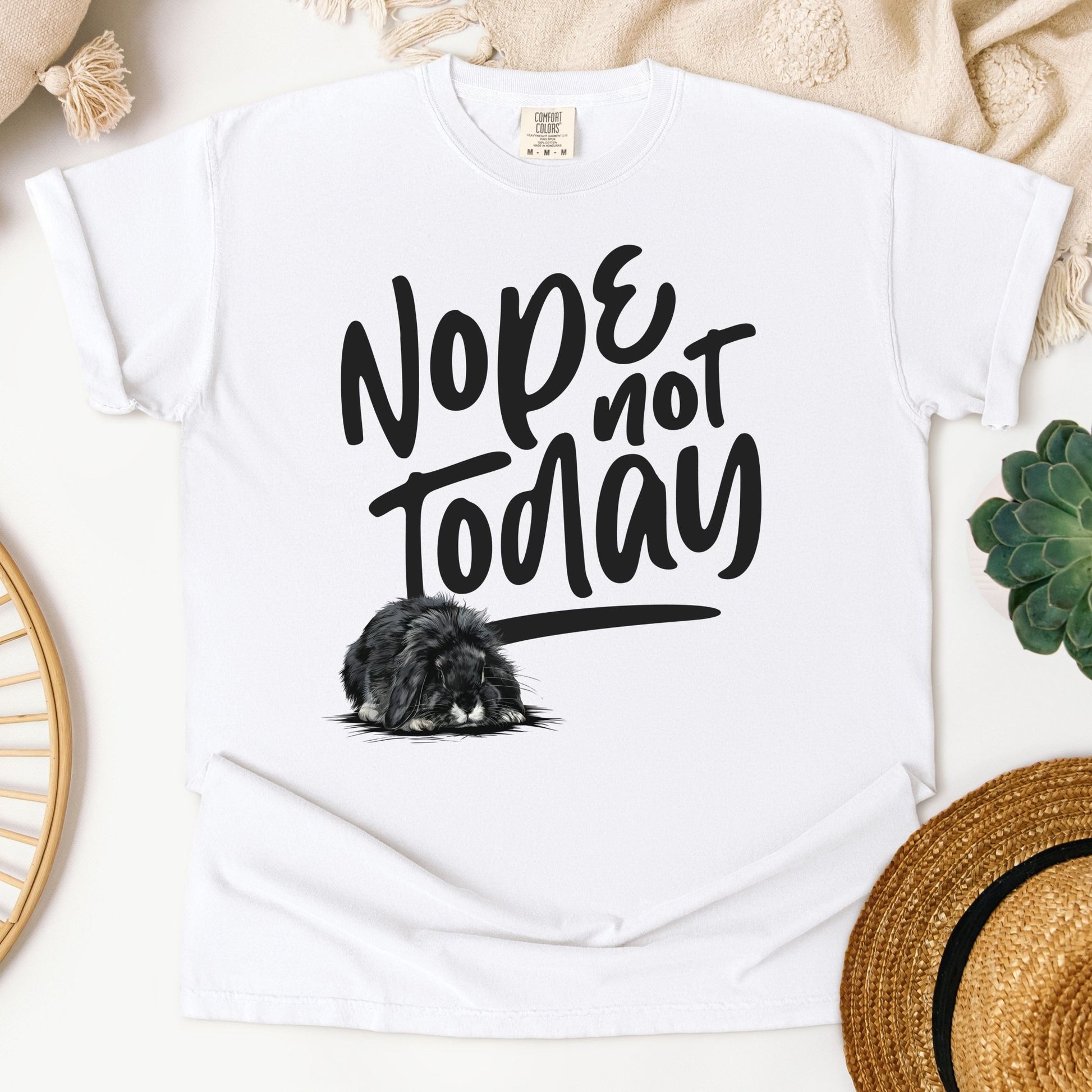 Nope Not Today Unisex Garment - dyed Heavyweight T-Shirt - Chester & Co.