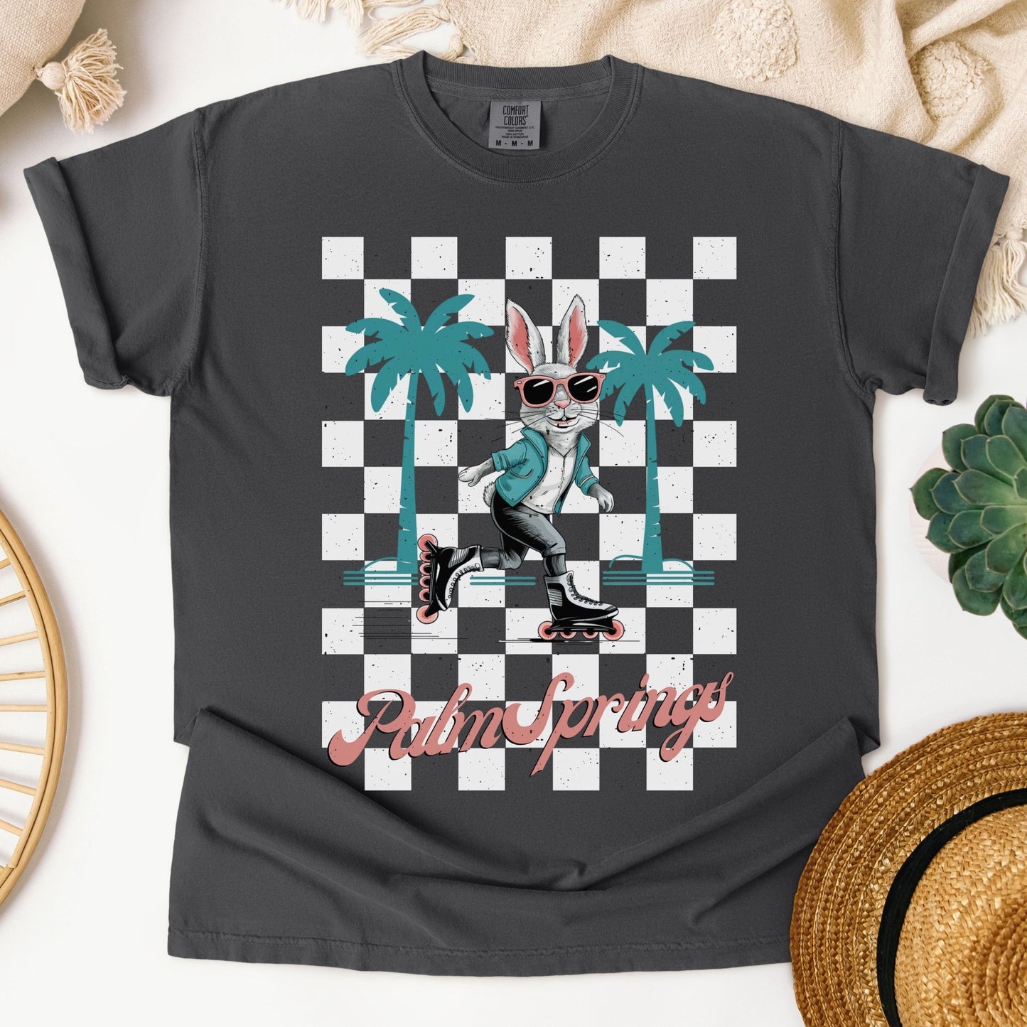 Palm Springs Unisex Garment - dyed Heavyweight T-Shirt - Chester & Co.