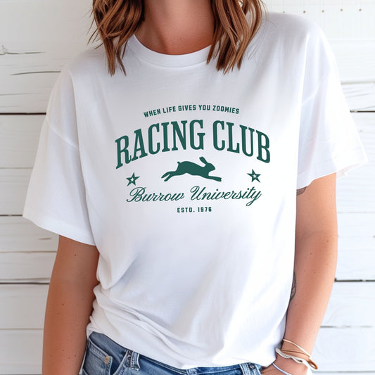 Racing Club Unisex Garment - dyed Heavyweight T-Shirt - Chester & Co.