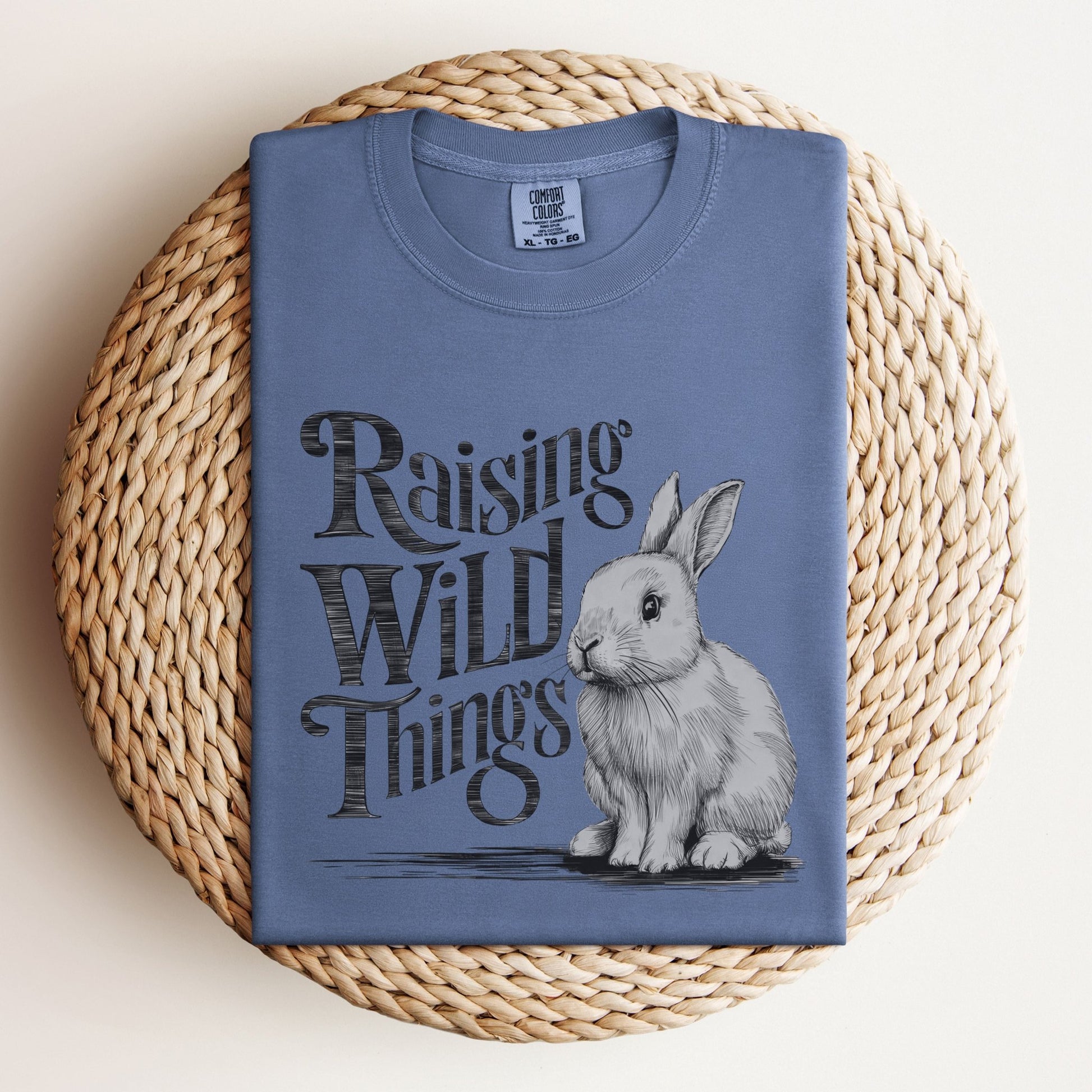 Raising Wild Things Unisex Garment - dyed Heavyweight T-Shirt - Chester & Co.