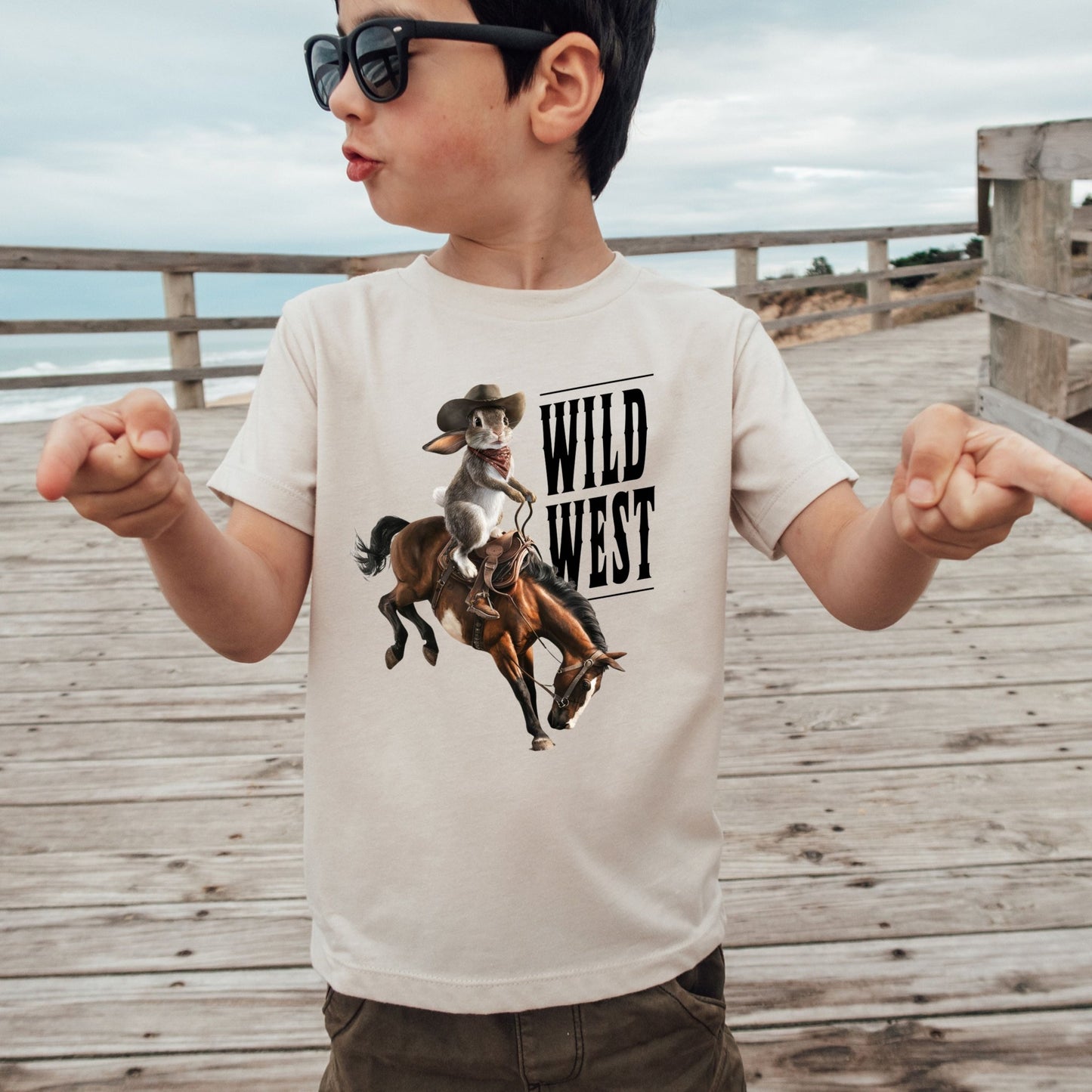 Wild West Youth Short Sleeve T-Shirt - Chester & Co.