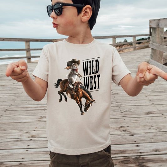 Wild West Youth Short Sleeve T-Shirt - Chester & Co.