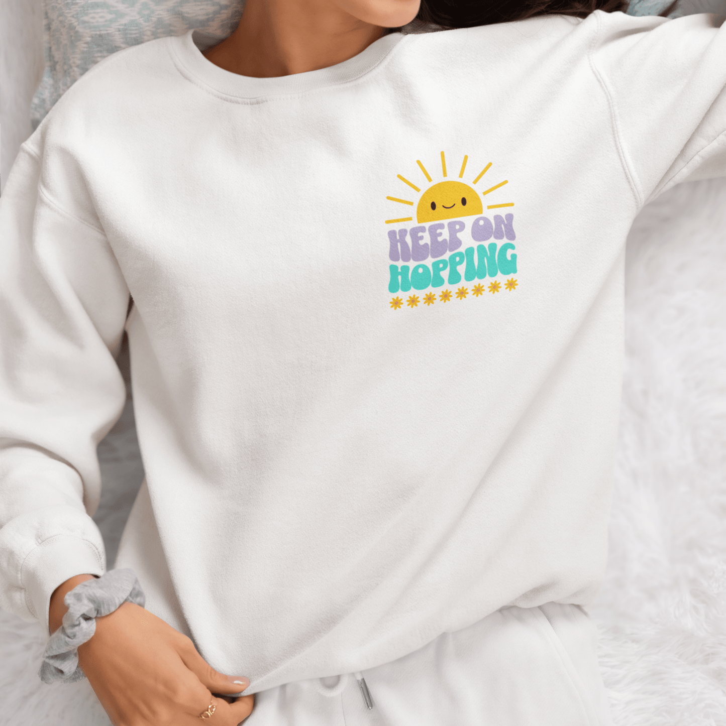 Keep On Hopping Unisex Sweatshirt - Chester & Co.