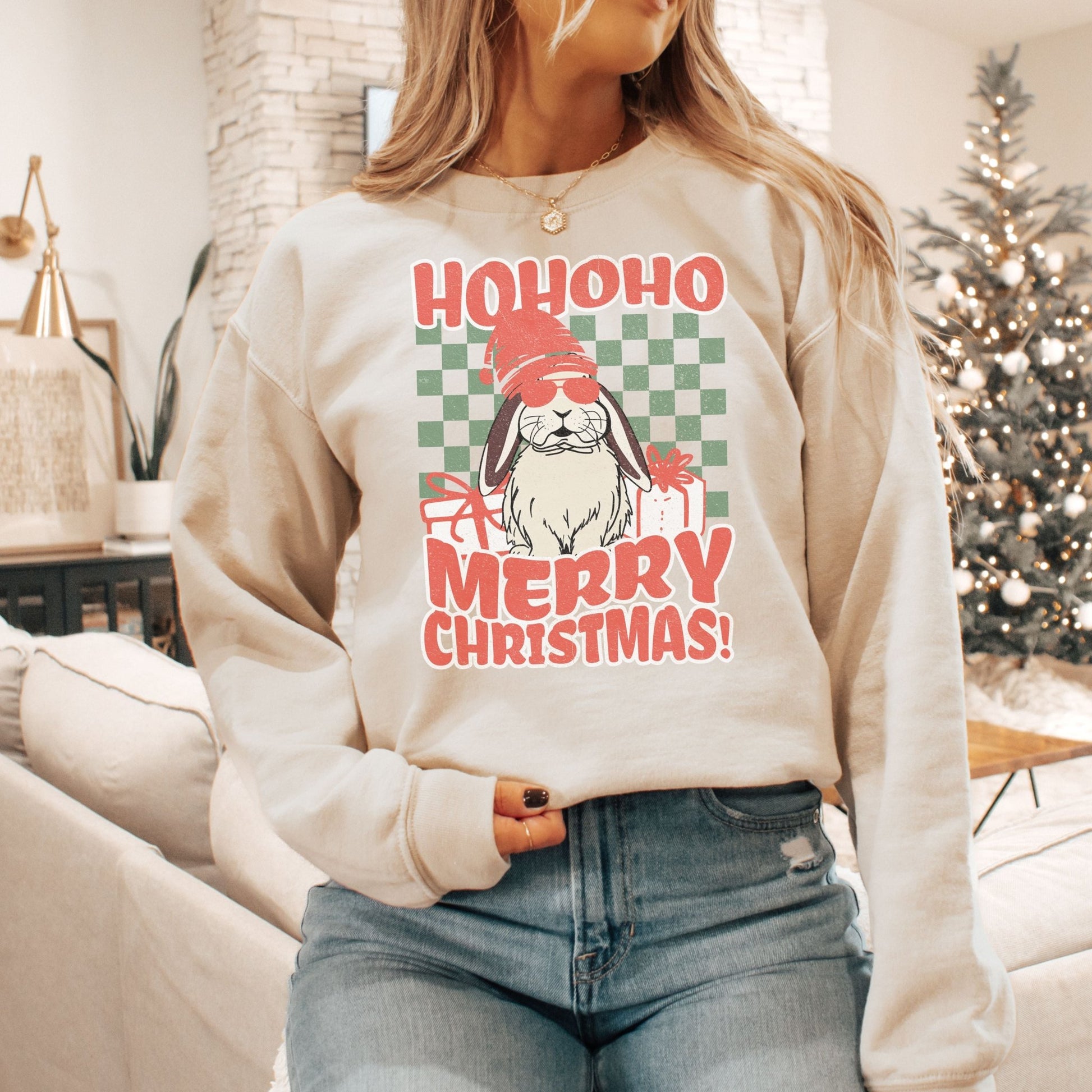 Santa Bunny Unisex Sweatshirt - Chester & Co.
