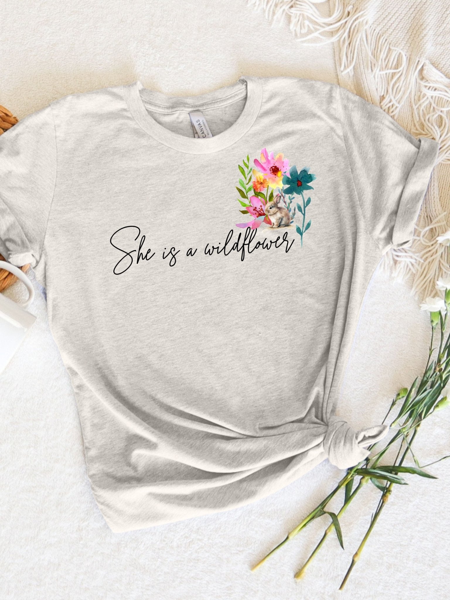 She is a Wildflower Unisex T-Shirt - Chester & Co.