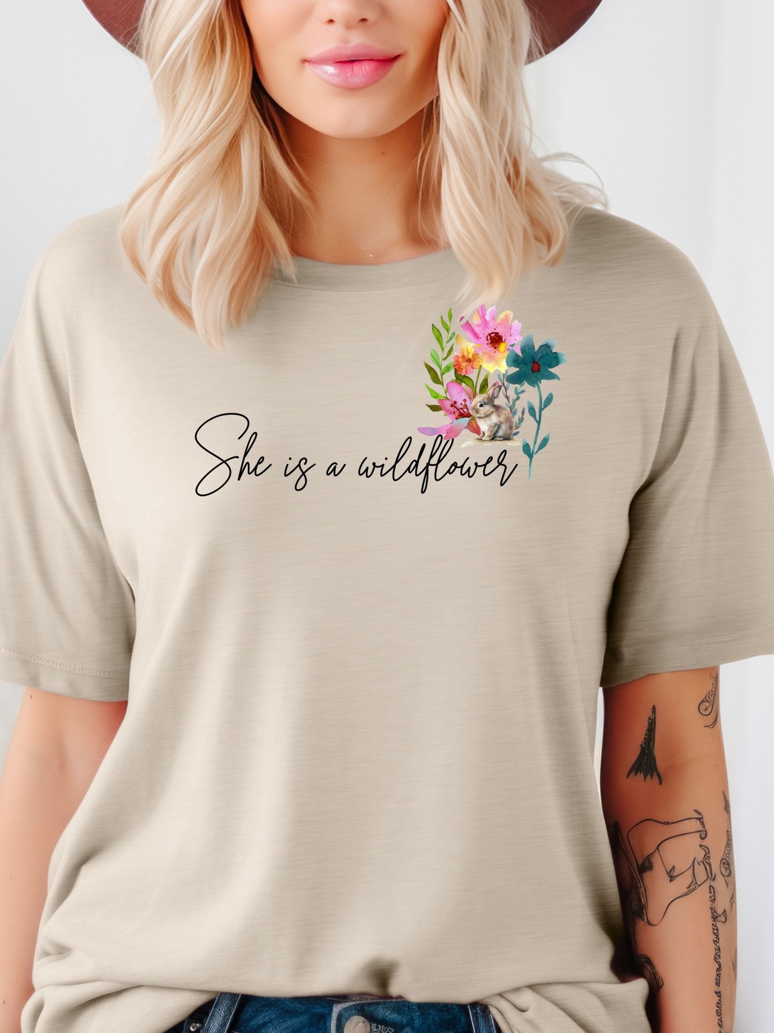 She is a Wildflower Unisex T-Shirt - Chester & Co.