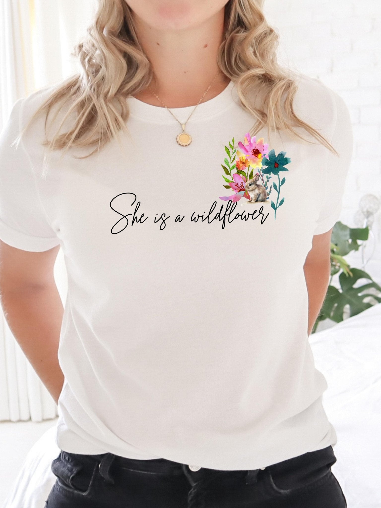 She is a Wildflower Unisex T-Shirt - Chester & Co.