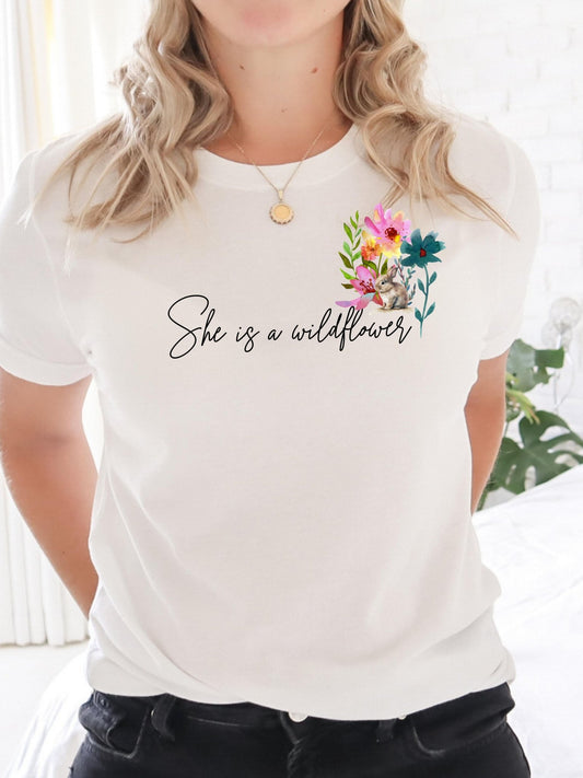She is a Wildflower Unisex T-Shirt - Chester & Co.