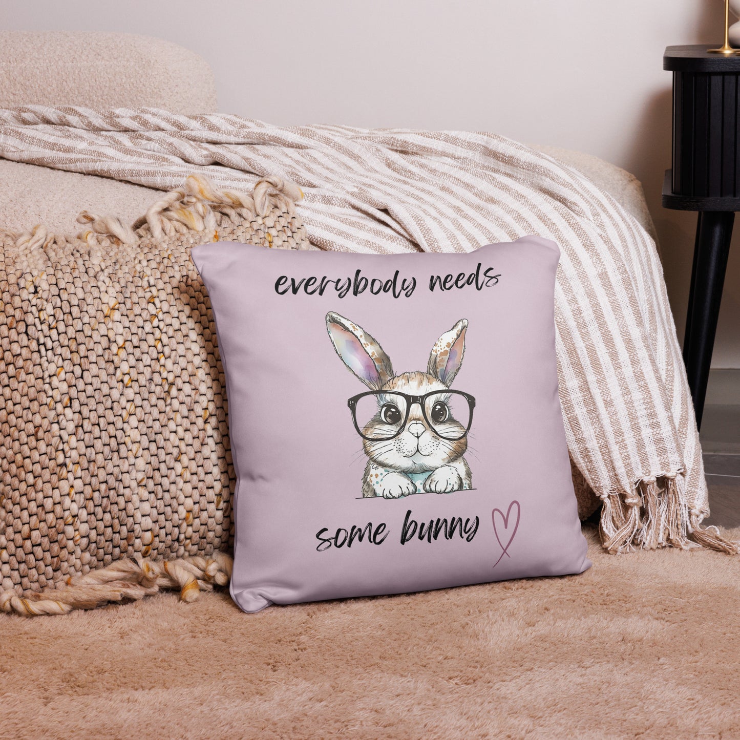 Everybody Needs Some Bunny Pillow - Chester & Co.
