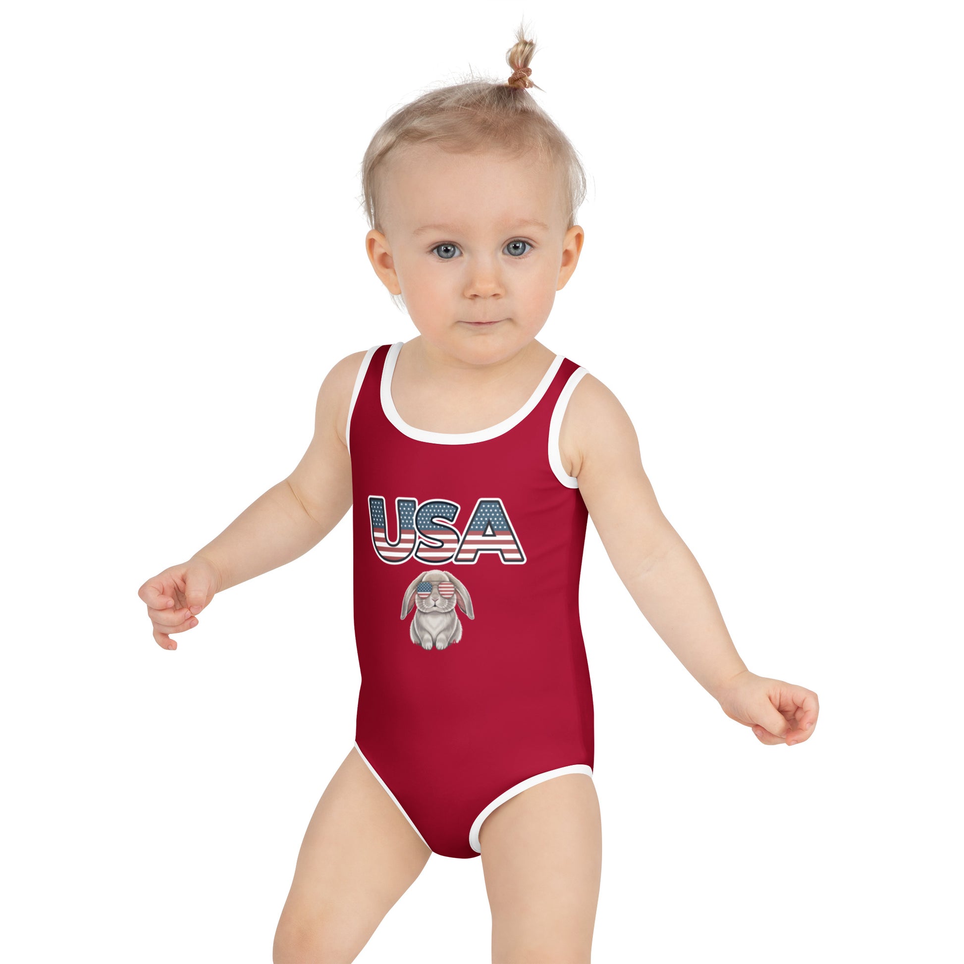 USA Bunny Kids Swimsuit - Chester & Co.