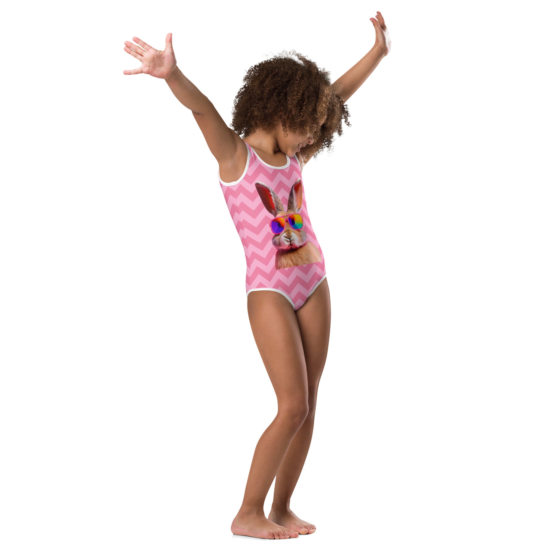 Pink Sunnies Bunny Kids Swimsuit - Chester & Co.