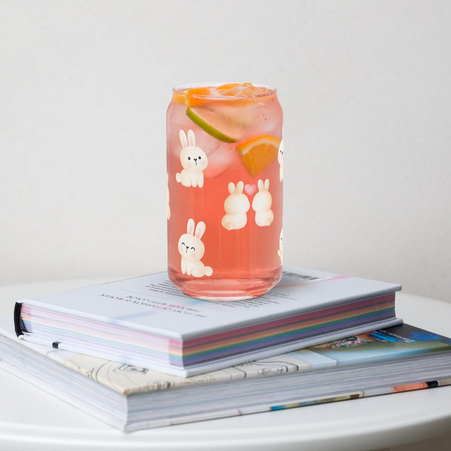 Love Bunnies Can - Shaped Glass - Chester & Co.