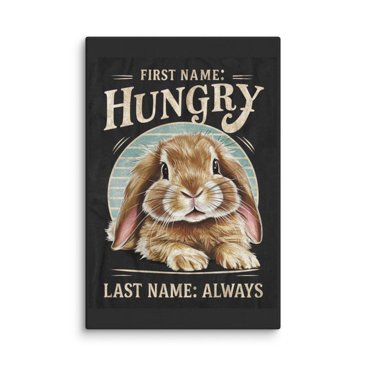 First Name Hungry Canvas - Chester & Co.