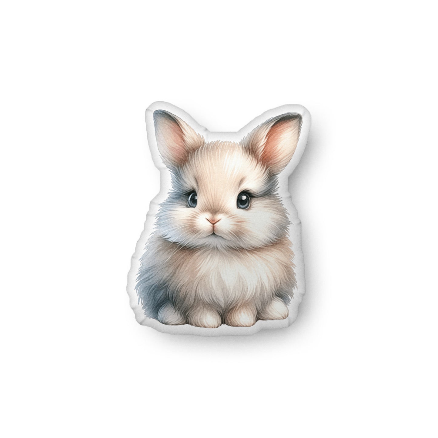 Baby Bunny Blue Shaped Pillow - Chester & Co.